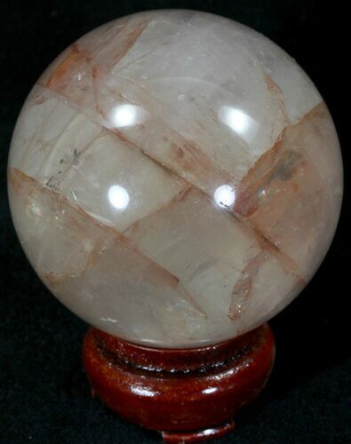 Polished Hematoid Quartz Sphere #32110